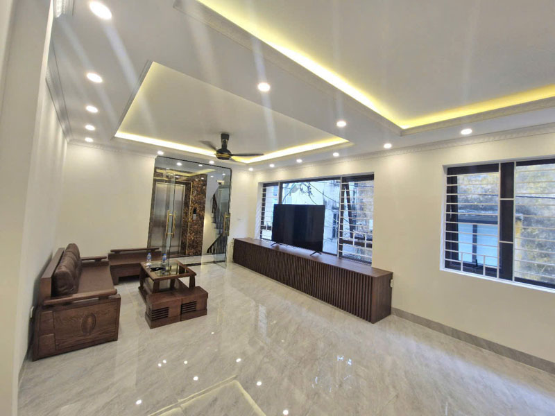 Bán 59,3m2 nhà 6 tầng thang máy, ngõ 12 Thạch Bàn. Nhà mới đẹp, tiện ích bạt ngàn, gần hồ điều hòa - Ảnh 5