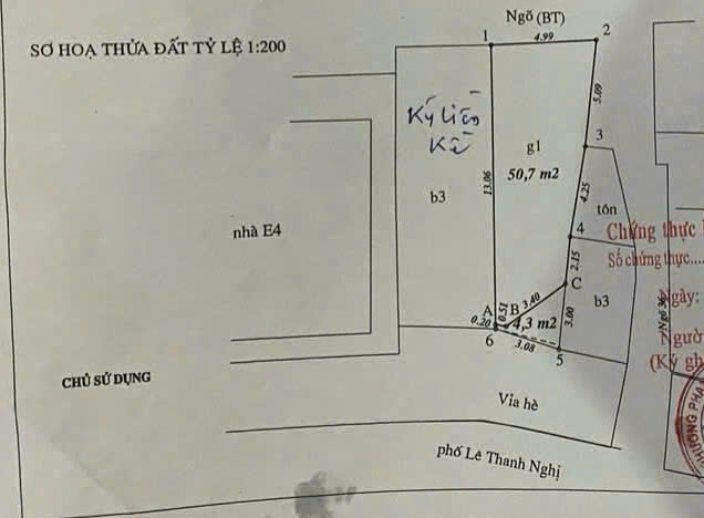 ĐẤT ĐẸP - GIÁ TỐT - Vị Trí Đắc Địa Tại Phố Lê Thanh Nghị, Phường Bách Khoa, Quận Hai Bà Trưng, - Ảnh chính