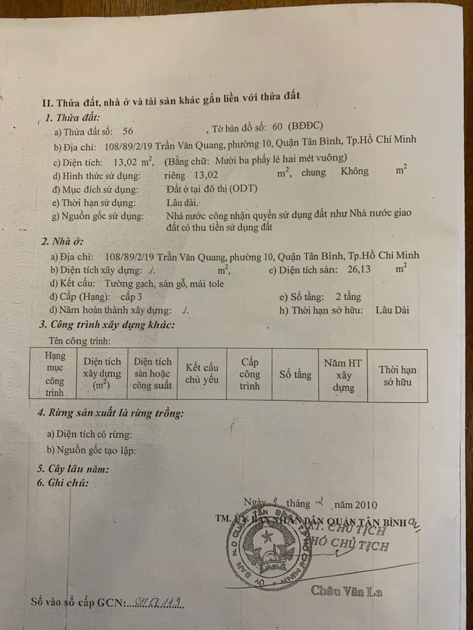 bán nhà  hẻm trước nhà 5m trần văn quang p 10 tân bình 1 trệt 1 lầu sổ hòng riêng giá 1,8 tỉ - Ảnh 4