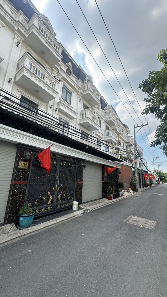 🏡 BIỆT THỰ LIỀN KỀ – GARA OTO – NGAY CÔNG VIÊN BỜ SÔNG – GIÁP TÂN BÌNH - 7m – 80m² – 4 Tầng – 4PN - Ảnh chính