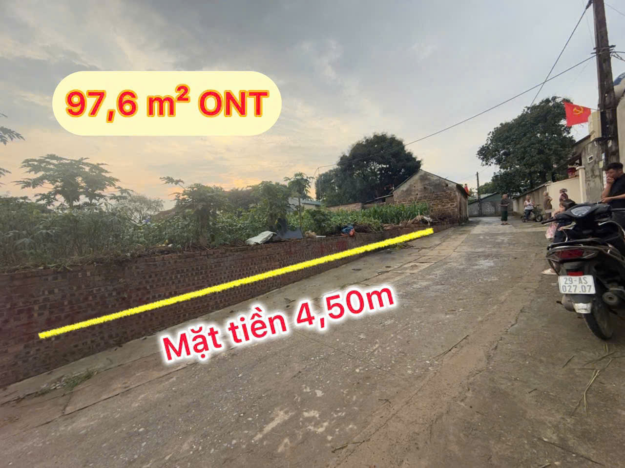 Đất đẹp - Giá tốt Đông Yên, Quốc Oai - Khu dân cư full thổ cư 97,6m - Ảnh 1