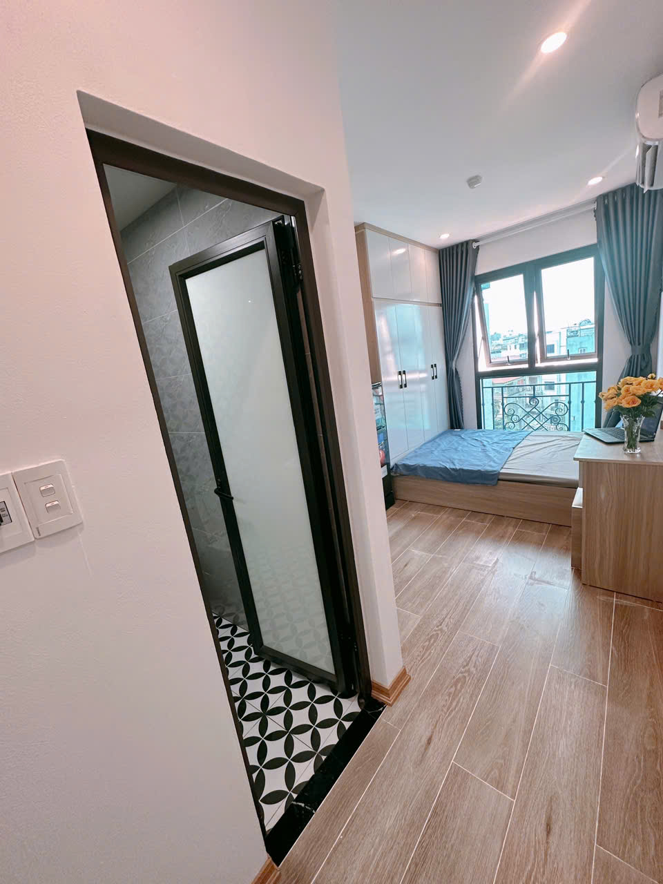 (Rất Hiếm) Căn hộ Studio cao cấp mới khai trương tại phố Văn Trì - Cầu Diễn - Giá mềm nhất khu vực - Ảnh 1