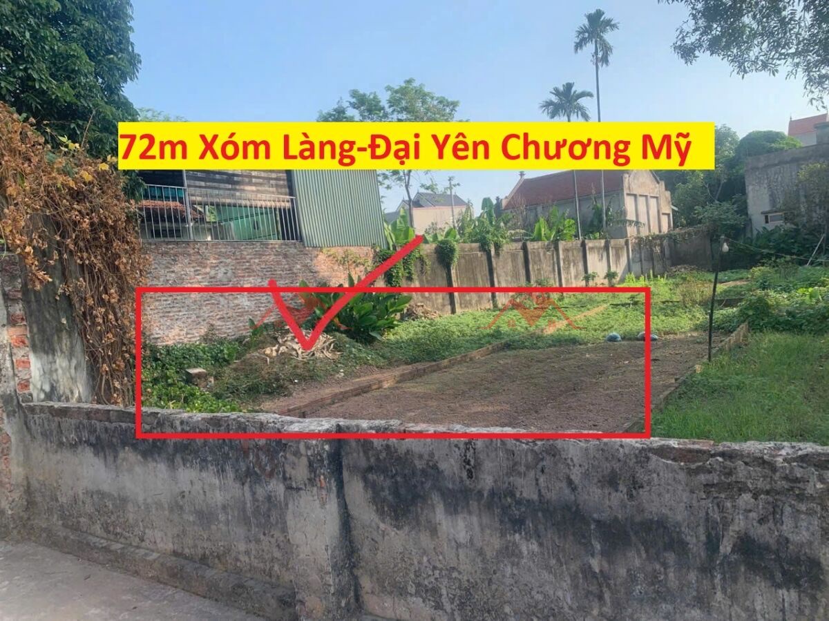 CHÍNH CHỦ BÁN LÔ ĐẤT 72M TẠI ĐẠI YÊN-CHƯƠNG MỸ-HÀ NỘI - Ảnh chính