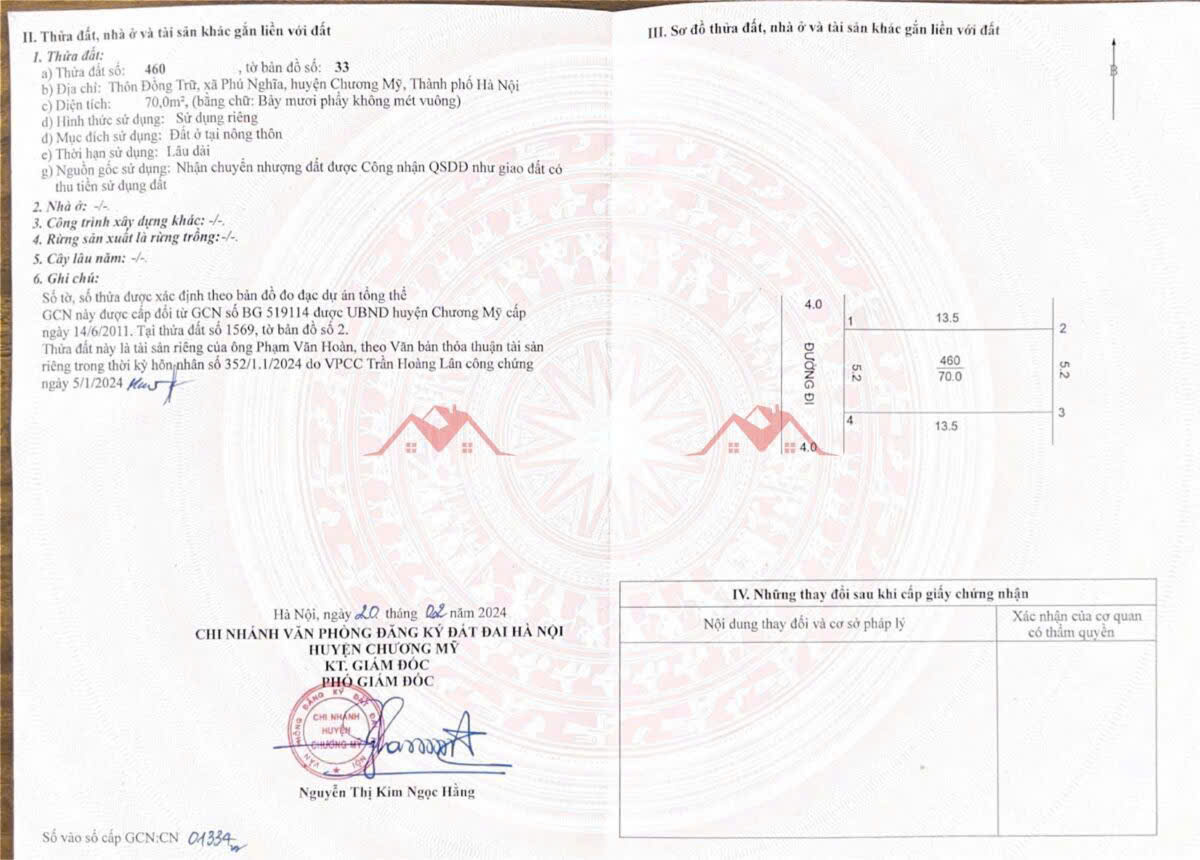 CHÍNH CHỦ BÁN LÔ ĐẤT 70M TẠI PHÚ NGHĨA-CHƯƠNG MỸ-HÀ NỘI - Ảnh 4