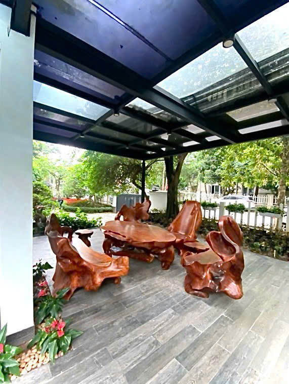 Bán biệt thự lô góc Hoa Sữa Vinhome Riverside Long Biên rộng 600m view sông có bể bơi - Ảnh 3