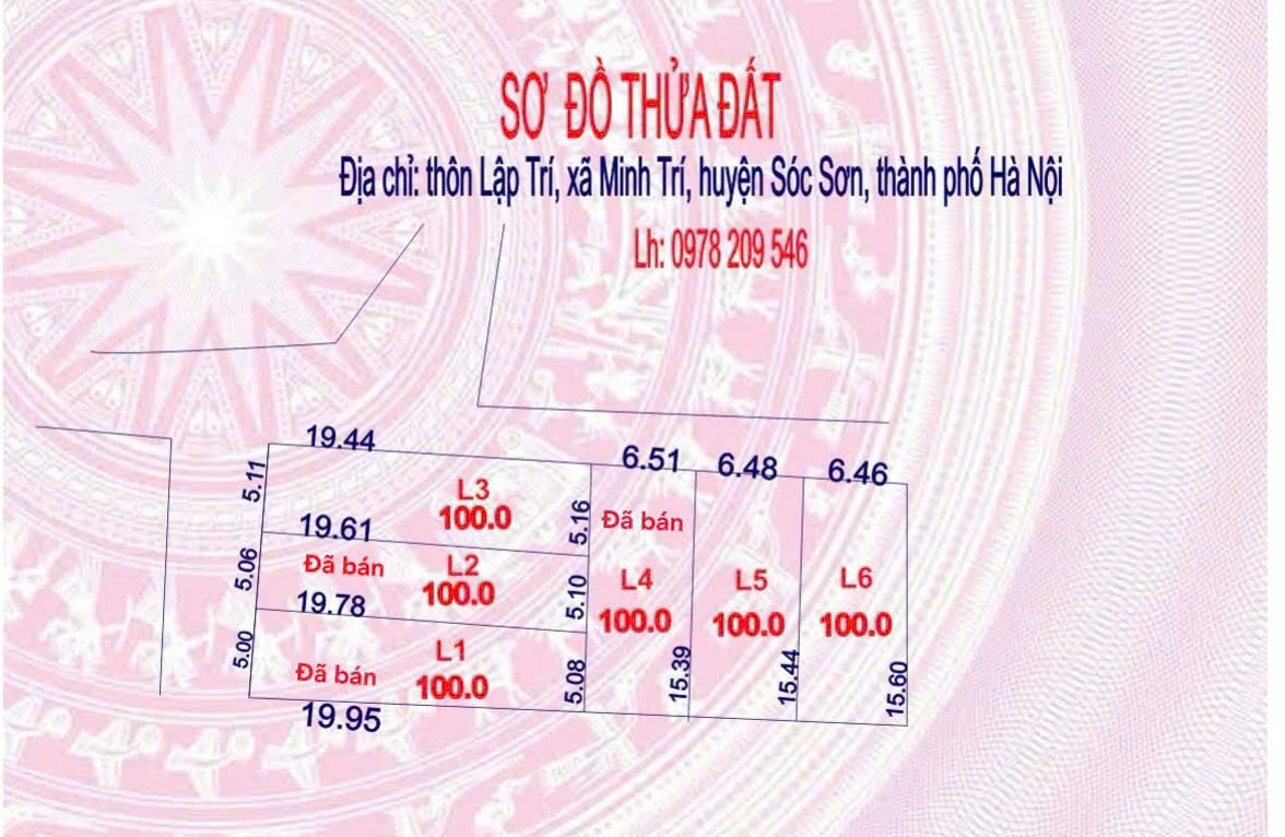 ĐẤT ĐẸP - GIÁ TỐT - Vị Trí Đắc Địa Tại Lập Trí, Minh Trí, Sóc Sơn, Hà Nội - Ảnh chính