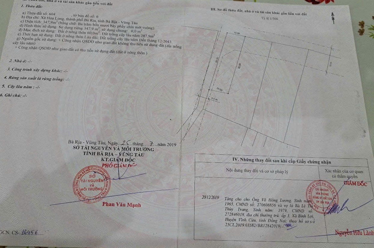BÁN LÔ ĐẤT ĐẸP – GÓC 2 MẶT TIỀN ĐƯỜNG SỐ 10, XÃ HÒA LONG, TP. BÀ RỊA - Ảnh 4