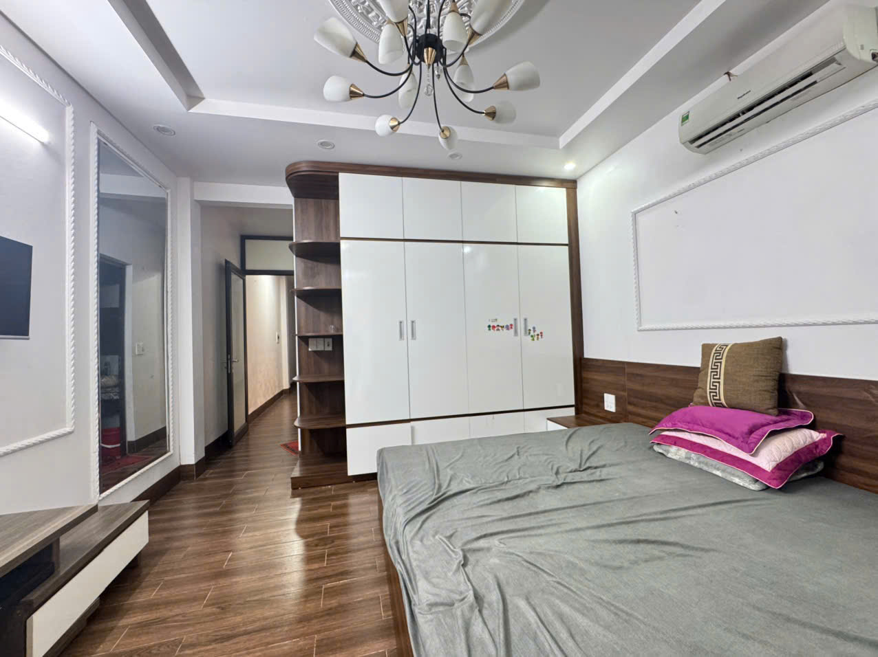 Bán nhà 3 tầng 2 mặt tiền, tổ 3 TT Quang Minh, Mê Linh. Nhà mới. Chỉ việc xách đồ về ở - Ảnh 2