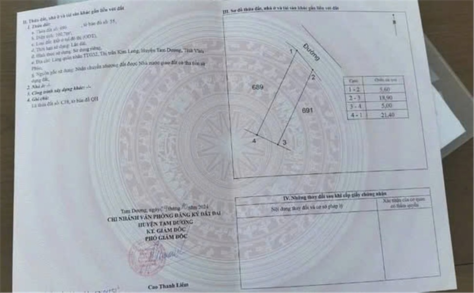 ĐẤT ĐẸP - GIÁ RẺ nhất khu đất X32 Kim Long-Tam Dương - Vĩnh Phúc tại thời điểm hiện tại. - Ảnh chính