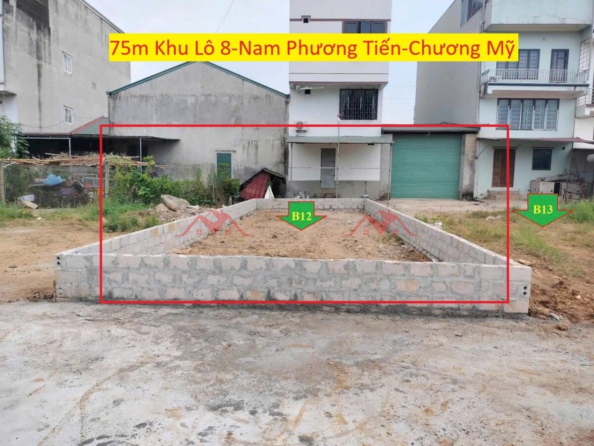 CHÍNH CHỦ BÁN LÔ ĐẤT 75M TÁI ĐỊNH CƯ-NAM PHƯƠNG TIẾN-CHƯƠNG MỸ-HÀ NỘI - Ảnh chính