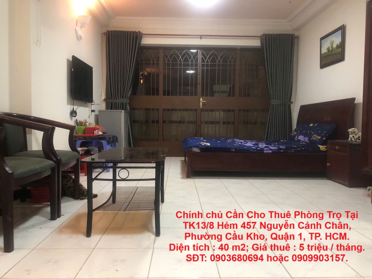 Chính chủ Cần Cho Thuê Phòng Trọ Tại Trung Tâm Quận 1, TP. Hồ Chí Minh. - Ảnh chính