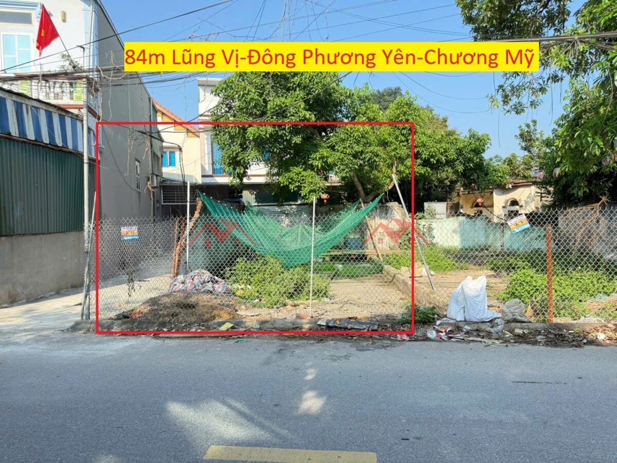 CHÍNH CHỦ BÁN LÔ ĐẤT 84M TẠI ĐÔNG PHƯƠNG YÊN-CHƯƠNG MỸ-HÀ NỘI - Ảnh chính