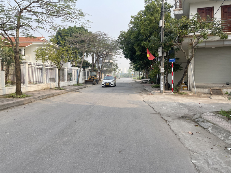Lô góc 122,6m2 đất đấu giá phường Cự Khối - Mặt phố Hoa Động đường rộng 17m, ngay cạnh trường học - Ảnh chính