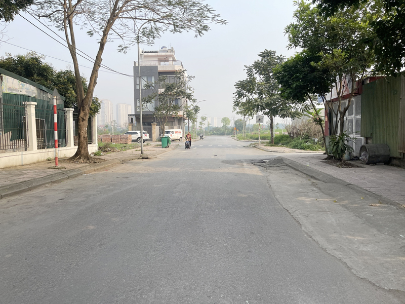 Lô góc 122,6m2 đất đấu giá phường Cự Khối - Mặt phố Hoa Động đường rộng 17m, ngay cạnh trường học - Ảnh 1