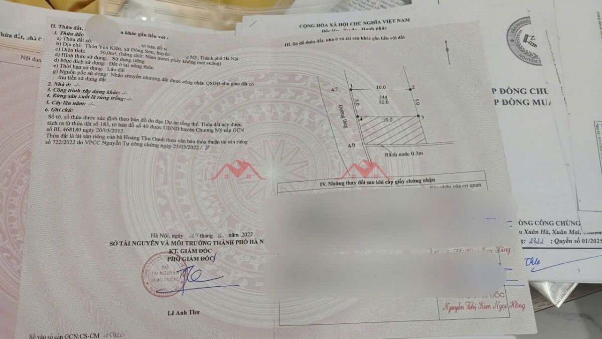 CHÍNH CHỦ BÁN LÔ ĐẤT 50M TẠI ĐÔNG SƠN-PHƯỜNG CHƯƠNG MỸ-HÀ NỘI - Ảnh 2