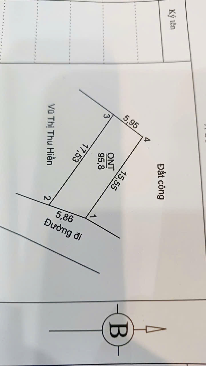 BÁN LÔ ĐẤT XÃ HOÀNG VĂN THỤ, CHƯƠNG MỸ-95.8M-GIÁ 1.15 TỶ - Ảnh 1