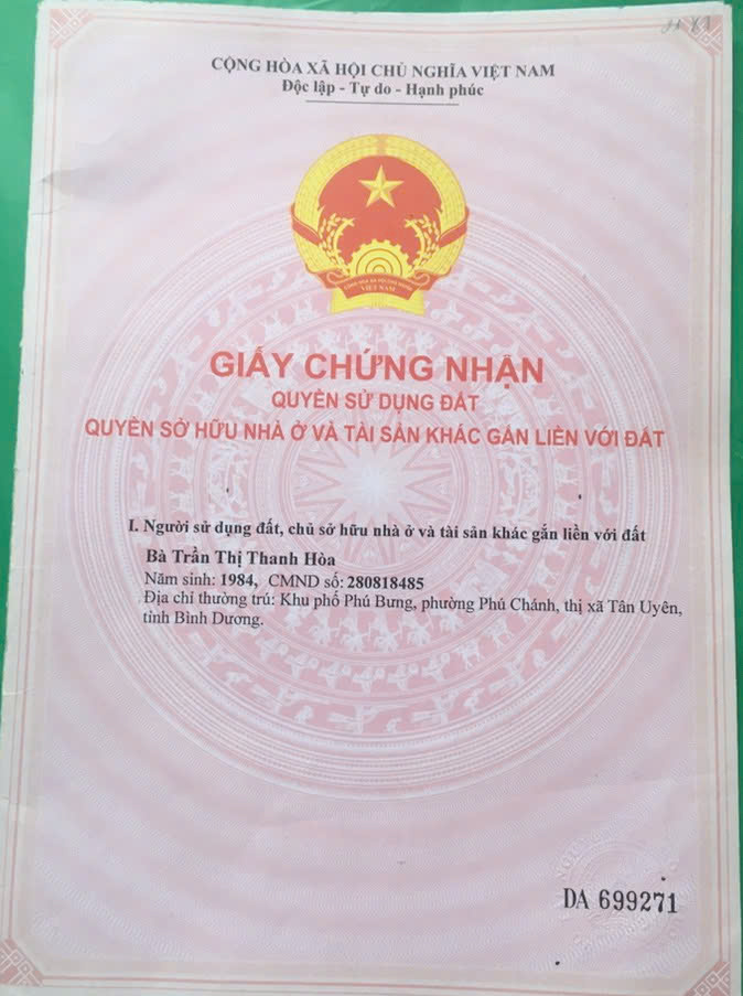 CHÍNH CHỦ CẦN BÁN NHANH LÔ ĐẤT  TẠI Thị xã Tân Uyên, tỉnh Bình Dương - Ảnh 1