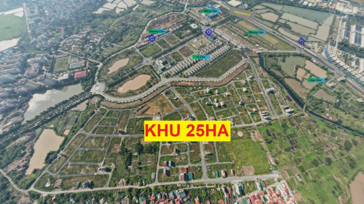 Bán lô đất dịch vụ 48.7m khu 25ha Vân Canh, gần công viên lớn siêu đẹp, giá tốt - Ảnh 2