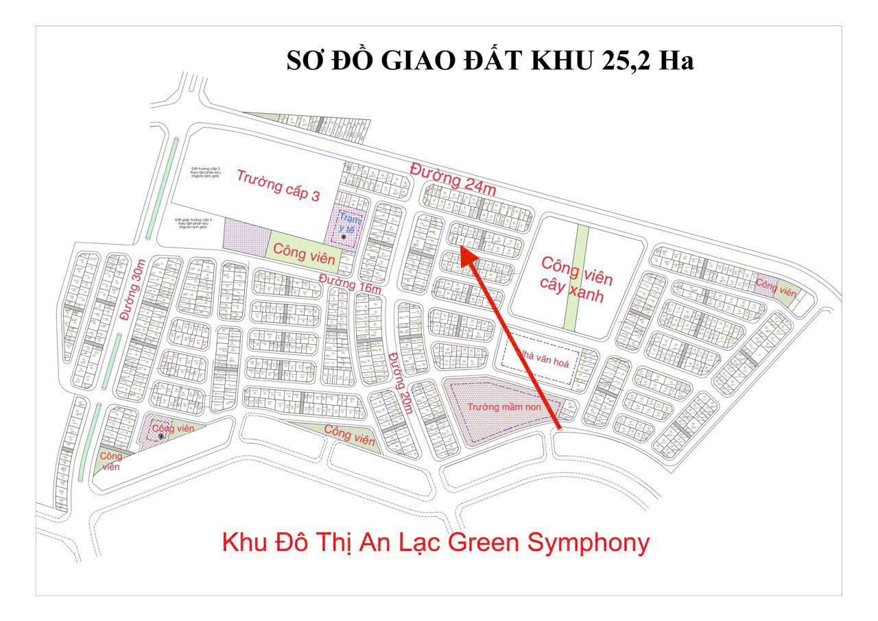Bán lô đất dịch vụ 48.7m khu 25ha Vân Canh, gần công viên lớn siêu đẹp, giá tốt - Ảnh 1
