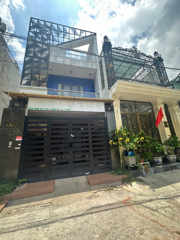 🌈Chính chủ chưa qua đầu tư 🏘️<br>🍀Nhà Thạnh Lộc 37 ngang khủng 5m 1 trệt 1 lầu 1 tum- hẻm 8m- nhỉnh - Ảnh 1