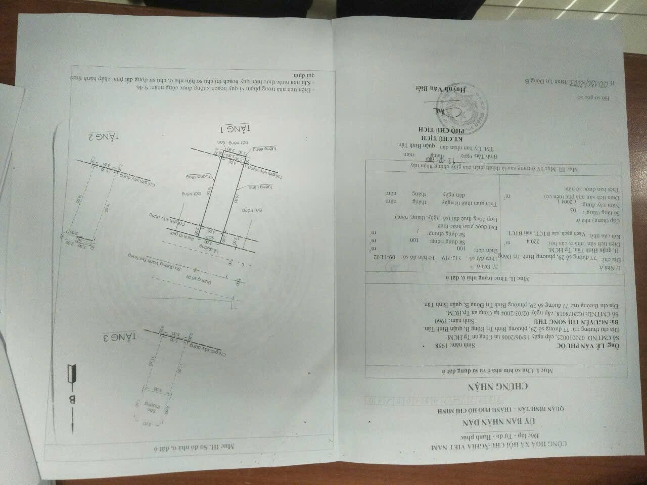 CHÍNH CHỦ CẦN BÁN NHANH CĂN NHÀ MẶT TIỀN TẠI ĐƯỜNG SỐ 29, P. Bình Trị Đông B, Q,Bình Tân, HCM - Ảnh chính