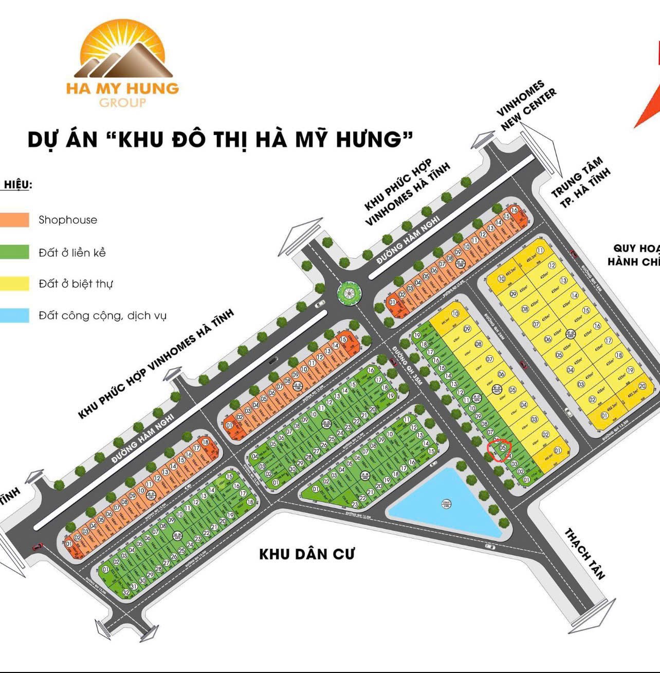 CHÍNH CHỦ CẦN BÁN  LÔ ĐẤT TẠI Khu Đô Thị Hà Mỹ Hưng, Hàm Nghi, Xã Thạch Đài, Thạch Hà, Hà Tĩnh. - Ảnh 1