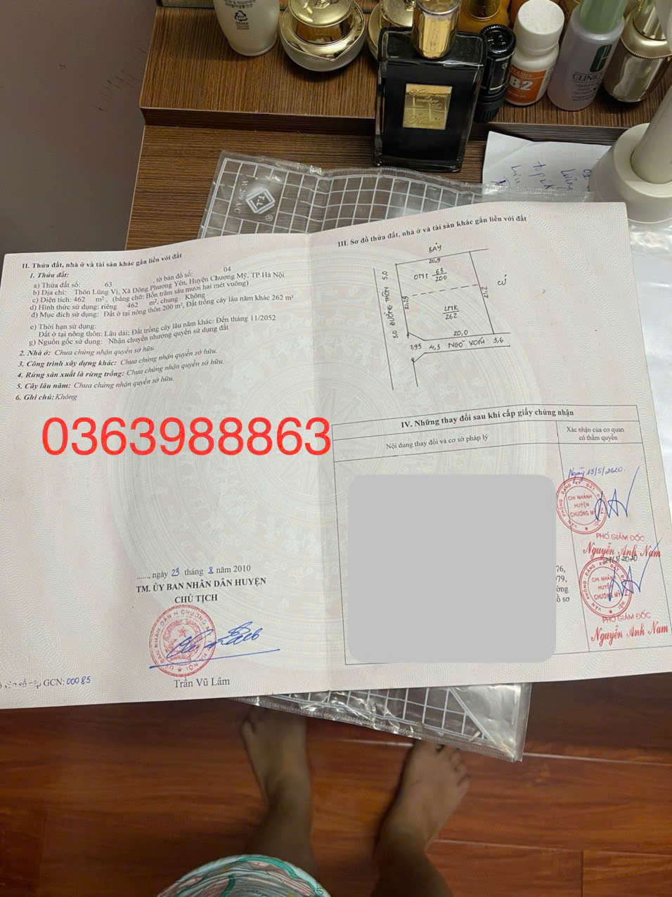 CC cần bán lô đất 462m tại đông phương yên chương mỹ hà nội - Ảnh chính