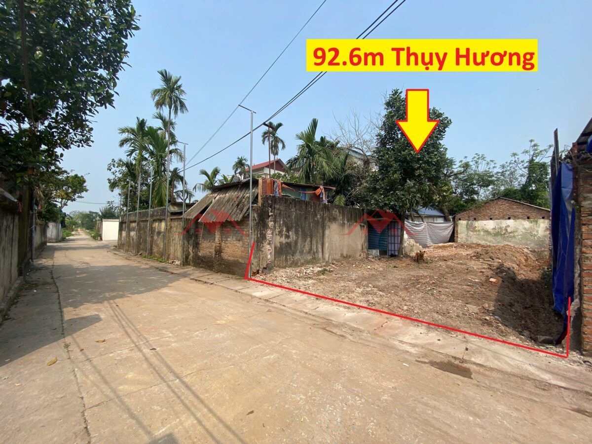CHÍNH CHỦ BÁN LÔ ĐẤT 92,6M TẠI THỤY HƯƠNG-PHƯỜNG CHƯƠNG MỸ-HÀ NỘI - Ảnh chính