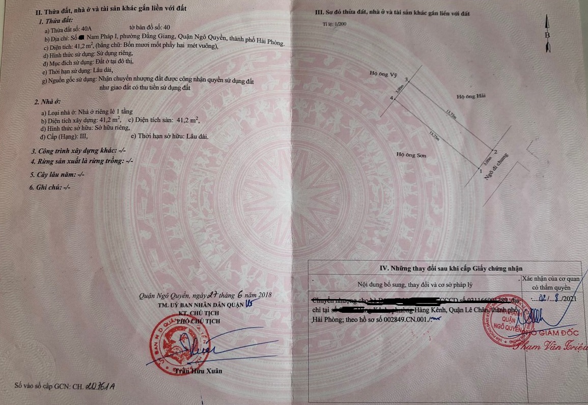 Nhà mặt đường Nam Pháp - thông Văn Cao, Giá 5.2 tỉ, đang cho thuê cực đẹp - Ảnh 3