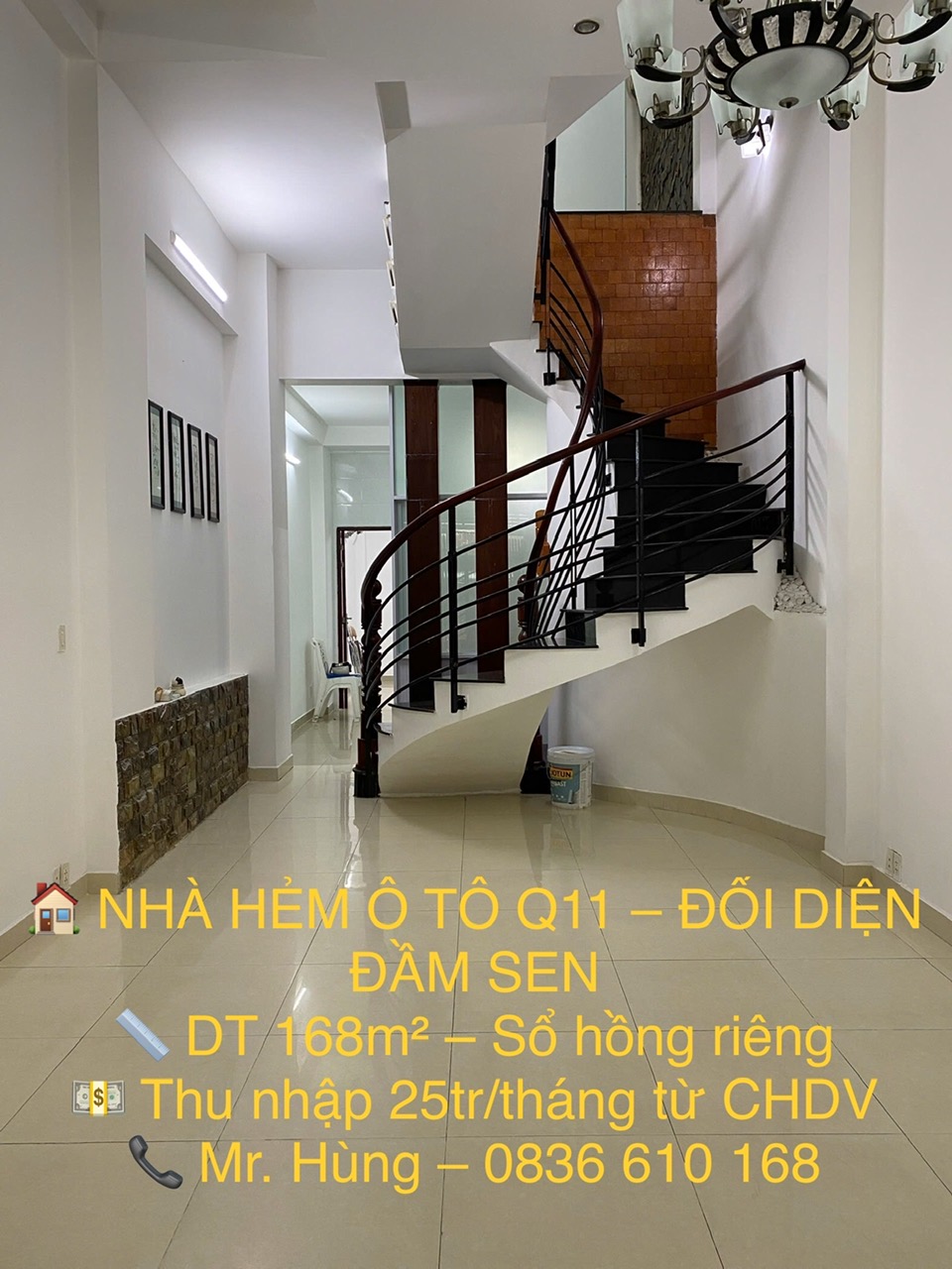 Bán gấp nhà mặt phố Q.11, 168m², 7 tỷ, sổ hồng - Ảnh 1