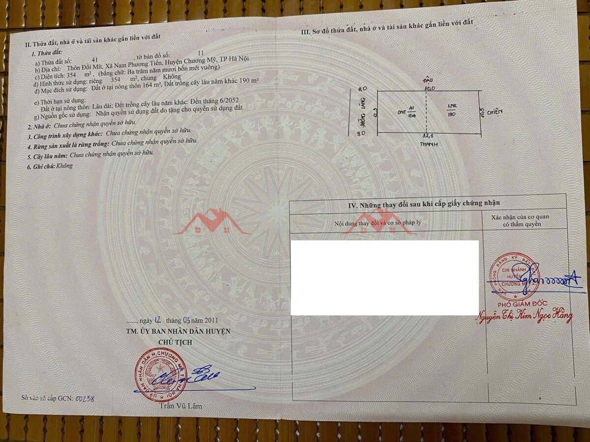 CHÍNH CHỦ BÁN LÔ ĐẤT 354M TẠI NAM PHƯƠNG TIẾN-CHƯƠNG MỸ-HÀ NỘI - Ảnh 3