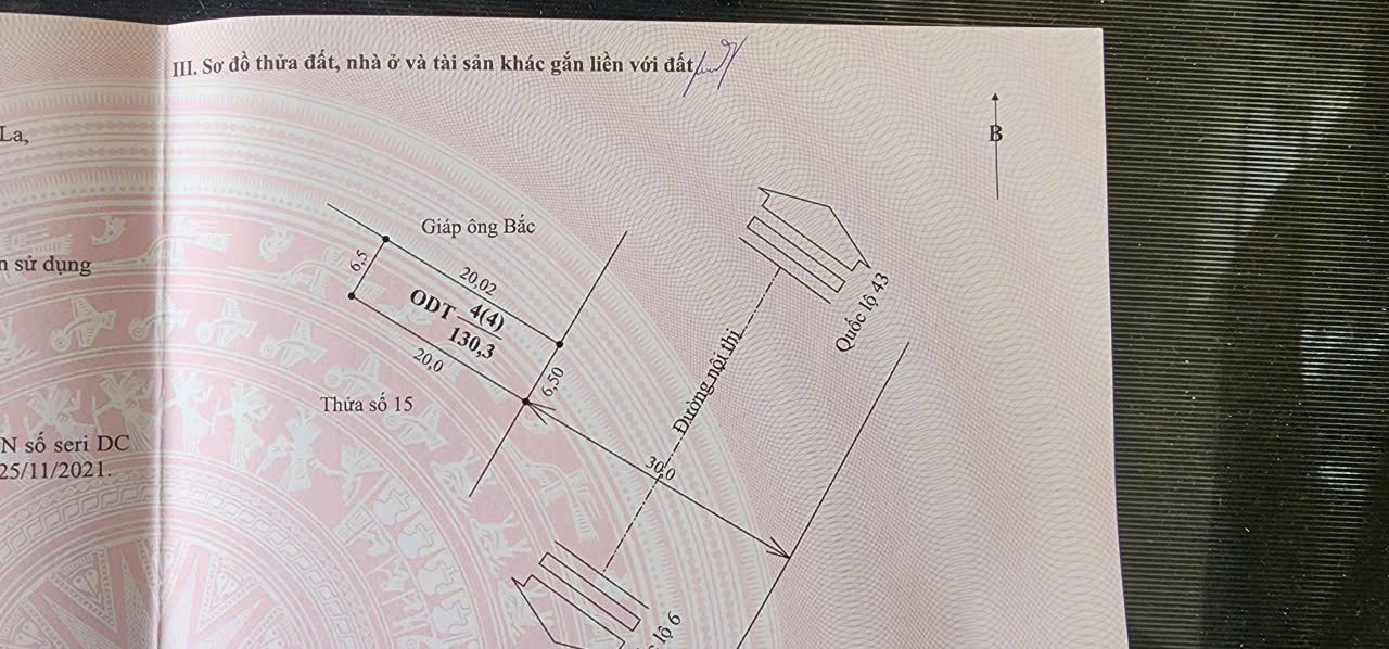 CHÍNH CHỦ CẦN BÁN ĐẤT Ở Thị trấn Nông trường Mộc Châu- H.  Mộc Châu- T.Sơn La  130m2 sau Khách sạn - Ảnh 3