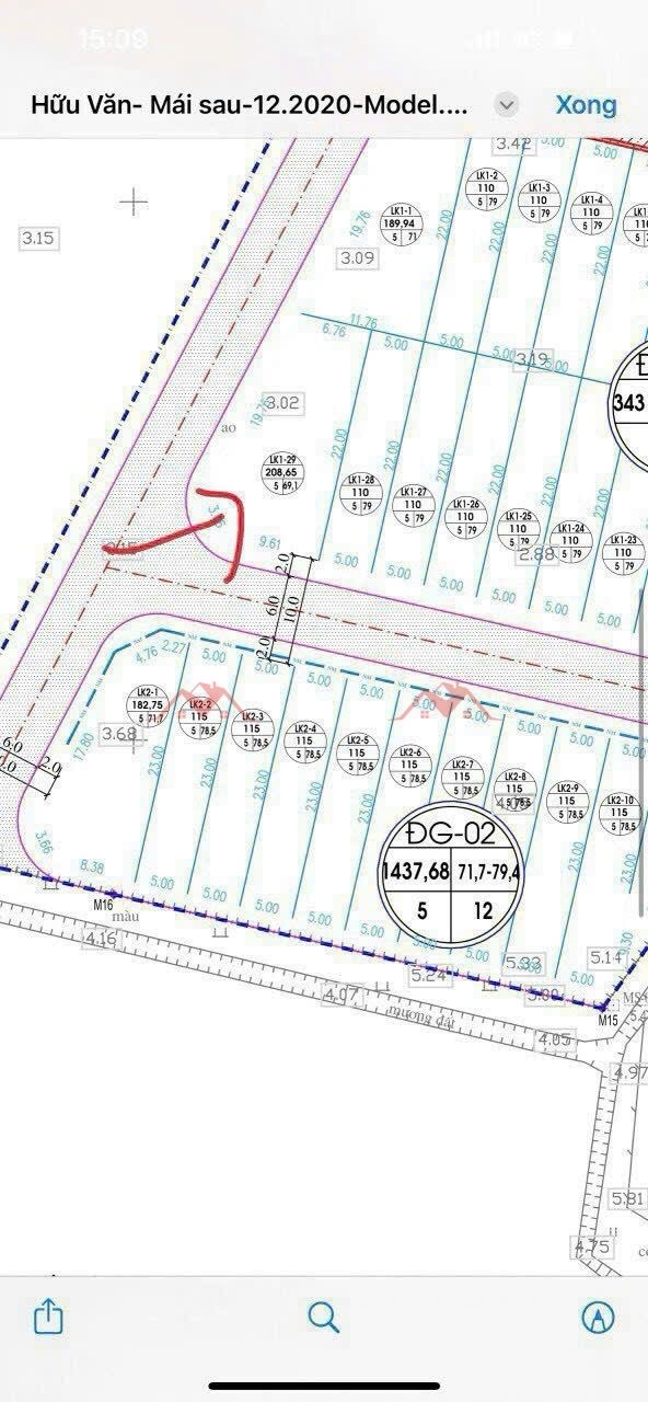 CHÍNH CHỦ BÁN LÔ ĐẤT 208,65M TẠI HỮU VĂN-CHƯƠNG MỸ-HÀ NỘI - Ảnh 1