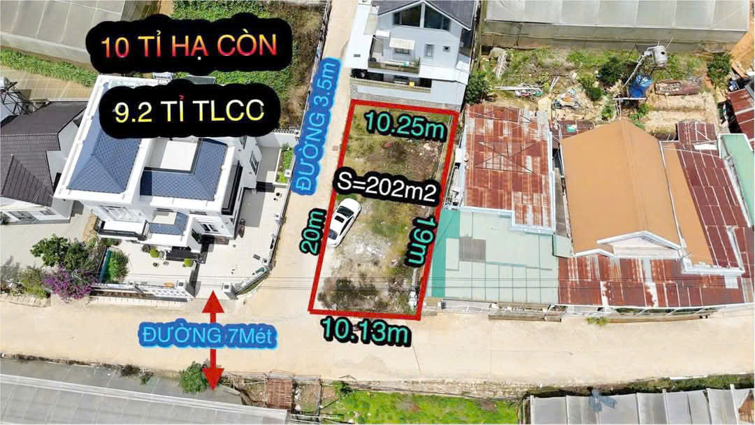 Giảm Sâu 9,2 Tỷ Còn 8,5 Tỷ Ra Lộc Thêm bán đất 2 mặt tiền khu nam hồ phường 11 Đà Lạt - Ảnh 2