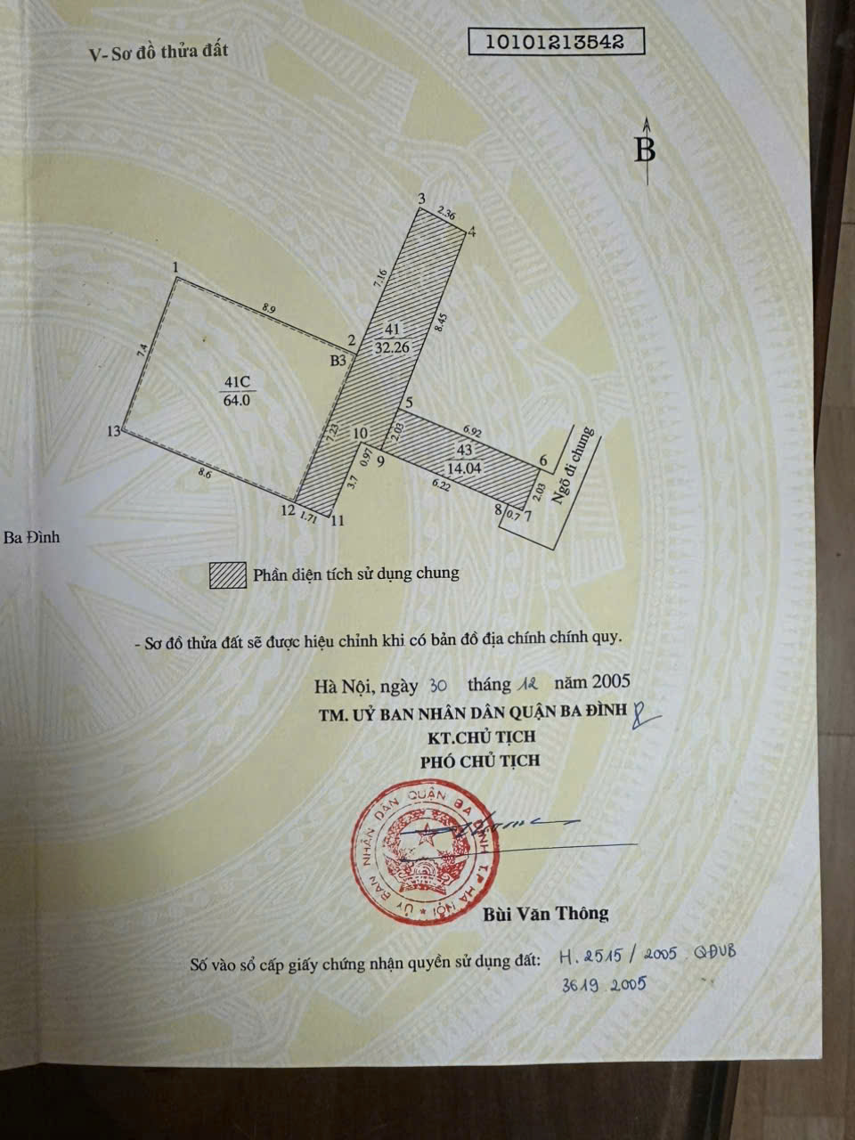 Cần bán nhà ngõ 173 Hoàng Hoa Thám, Ba Đình, Hà Nội. - Ảnh 3