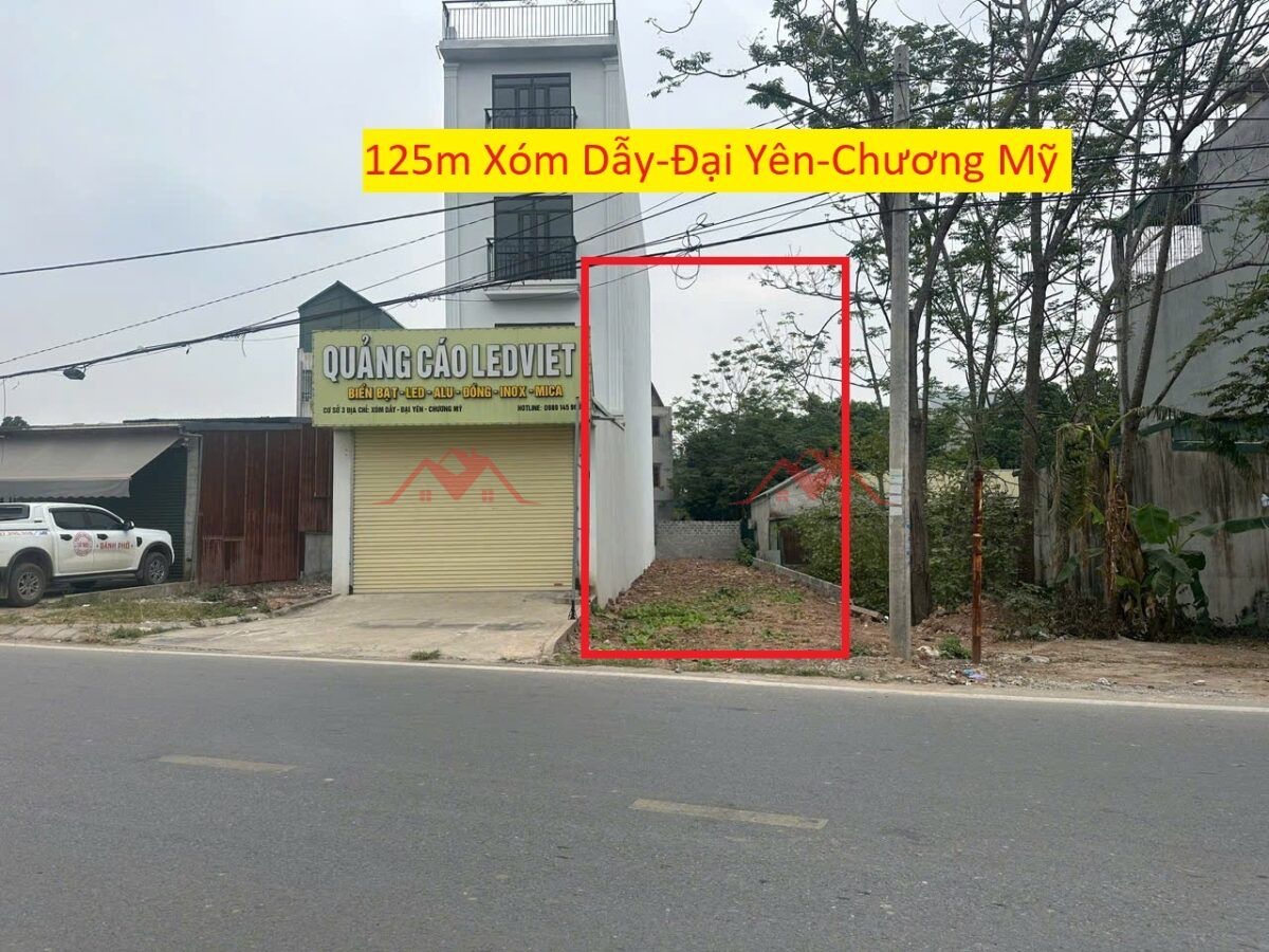 CHÍNH CHỦ BÁN LÔ ĐẤT 125M TRỤC CHÍNH KINH DOANH ĐẠI YÊN-CHƯƠNG MỸ-HÀ NỘI - Ảnh chính