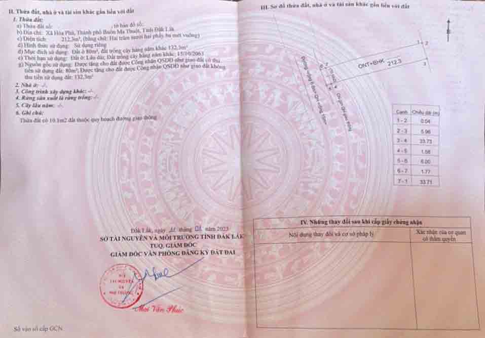 BÁN LÔ ĐẤT ĐẸP – VỊ TRÍ VÀNG HẺM CÁCH QUỐC LỘ 14: 500m– ĐỐI DIỆN KCN HÒA PHÚ - 775 TRIỆU - Ảnh 2