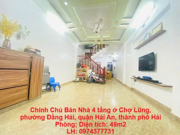Chính Chủ Bán Nhà 4 tầng ở Chợ Lũng, phường Đằng Hải, quận Hải An, thành phố Hải Phòng - Ảnh chính