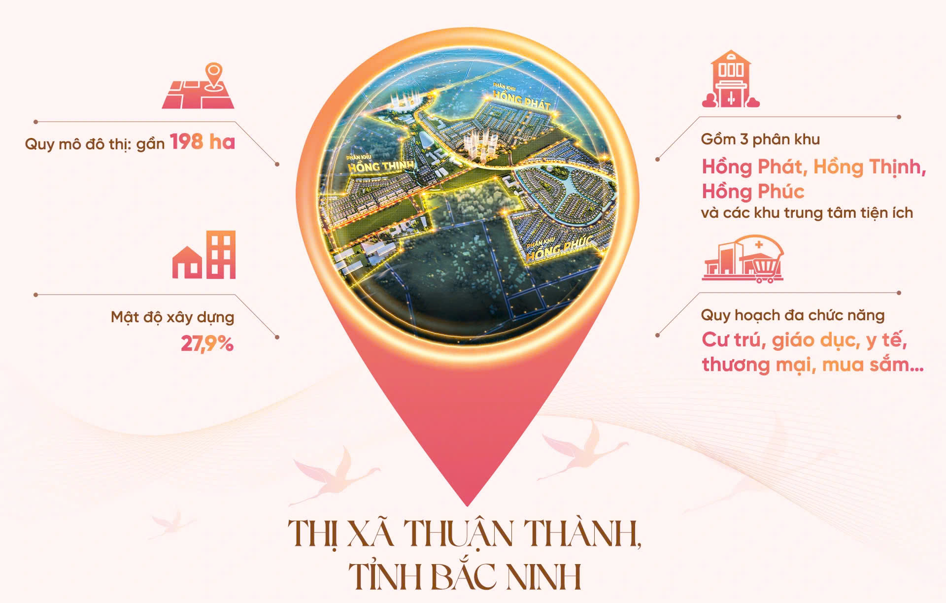 MỞ BÁN CHÍNH THỨC GIAI ĐOẠN 1 DỰ ÁN HỒNG HẠC PHÚ MỸ HƯNG BẮC NINH - Ảnh chính
