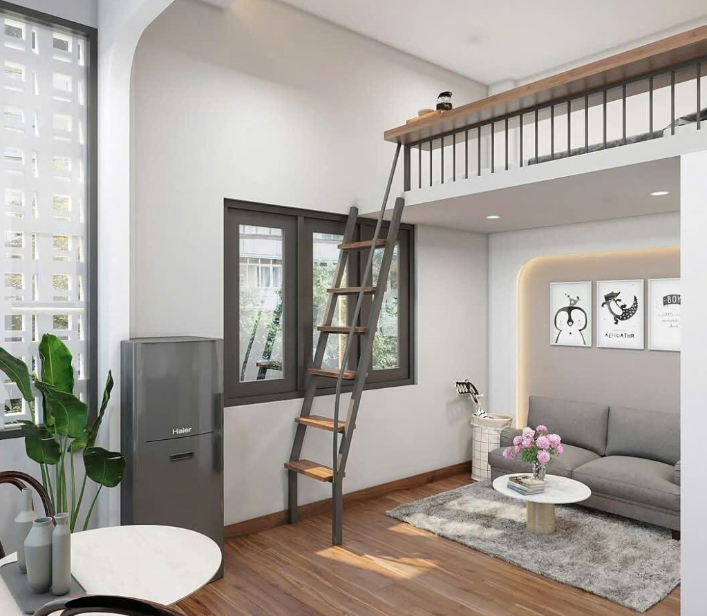 Cho thuê căn hộ duplex full nội thất cao cấp có thang máy pccc đầy đủ - Ảnh chính