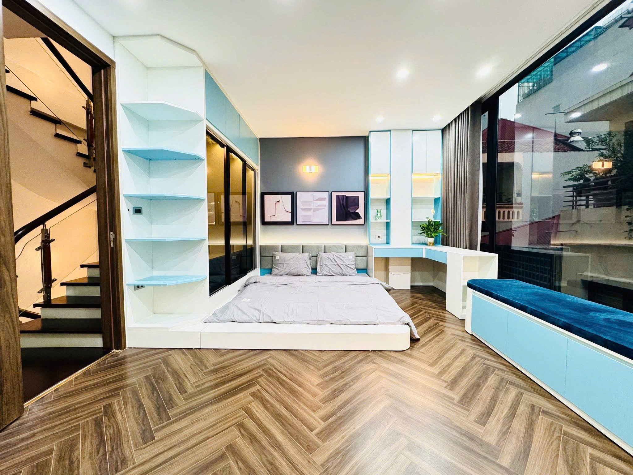 PL HOÀNG VĂN THÁI GARA Ô TÔ KINH DOANH DT 31m2 6 tầng mặt tiền 5.3m Giá 12.9 tỷ - Ảnh 2