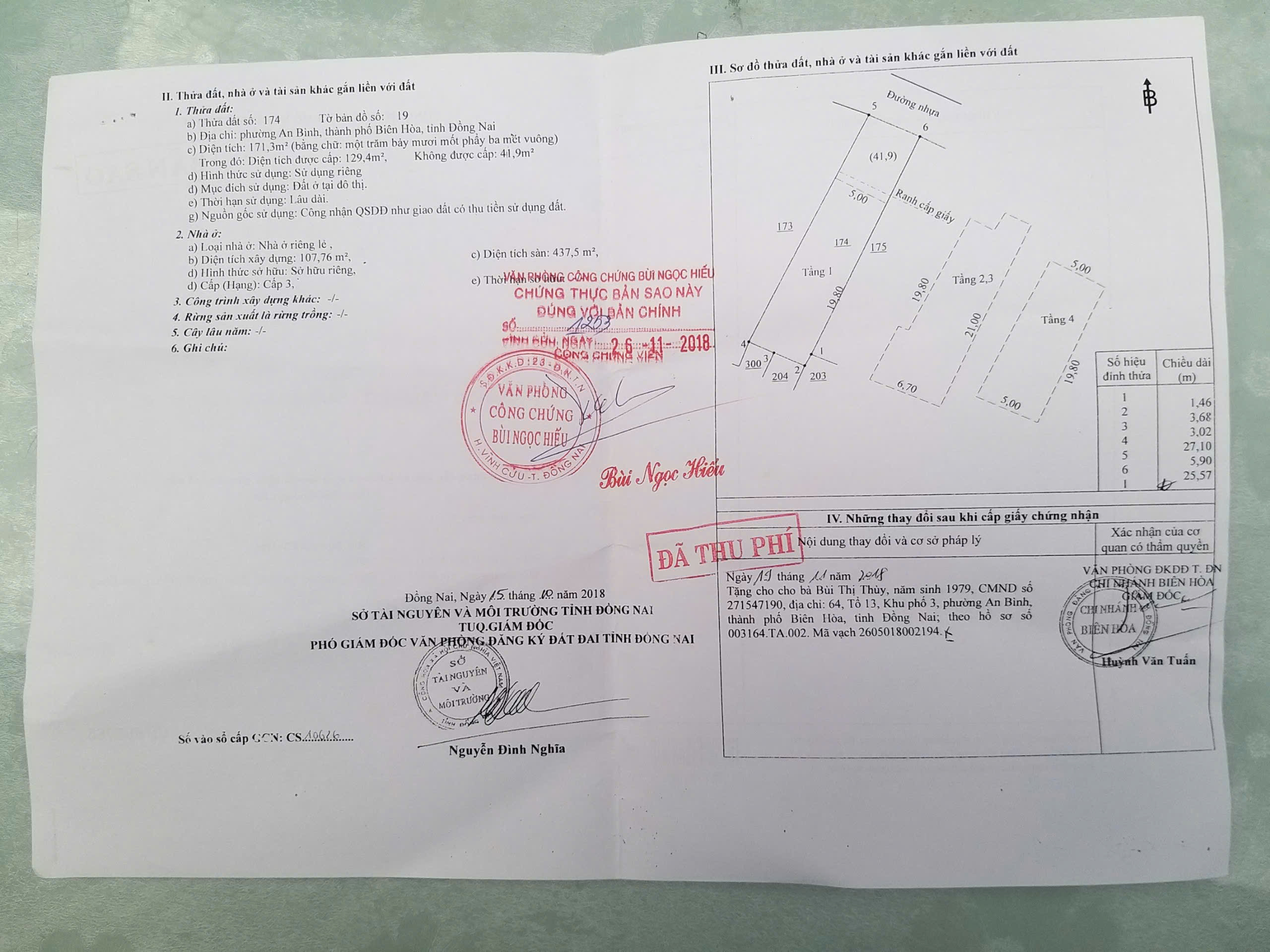 Cần bán nhà mặt tiền chợ Đồi An Bình , TP biên hoà - Ảnh chính