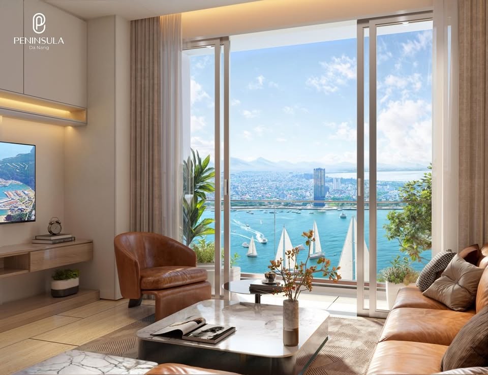 Bán căn 2PN Peninsula ĐN trực diện sông Hàn, view biển Mỹ Khê, sổ hồng lâu dài, nhỉnh hơn 1 Tỷ - Ảnh chính