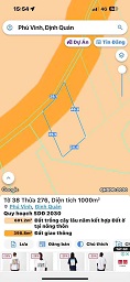 Cần bán lô đất sào Phú Vinh 29 x 40 = 1000m2 đất như hình - Ảnh 1