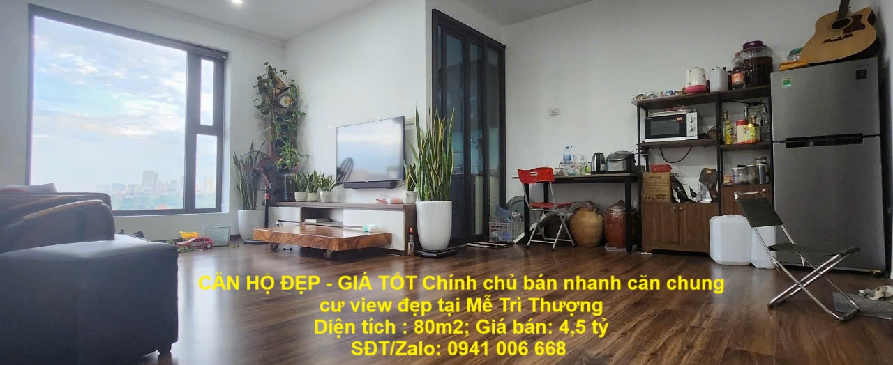 CĂN HỘ ĐẸP - GIÁ TỐT Chính chủ bán nhanh căn chung cư view đẹp tại Mễ Trì Thượng - Ảnh chính