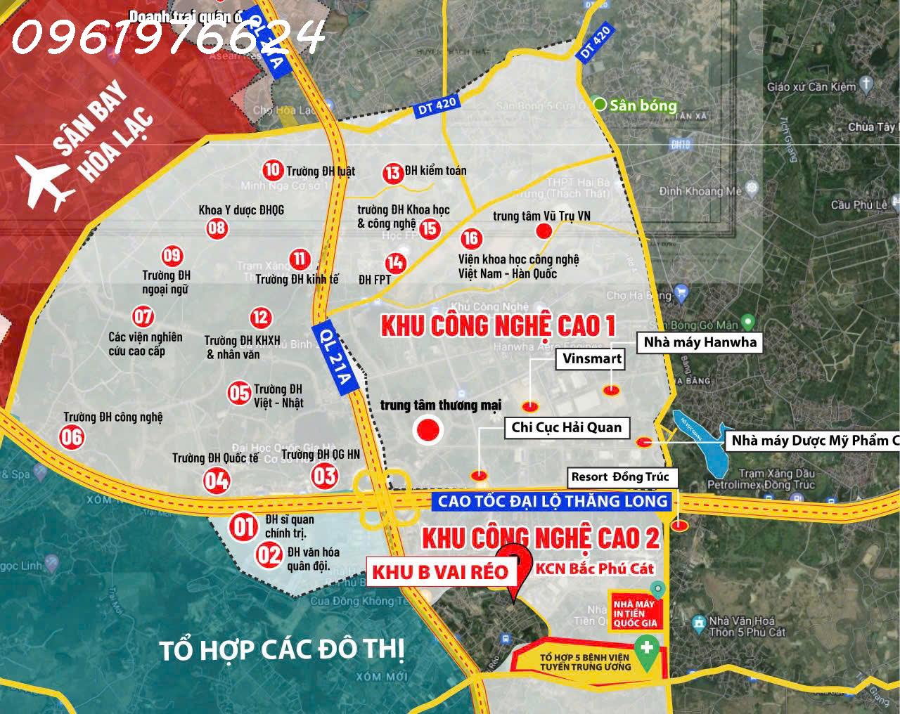 ĐẤT NỀN VAI RÉO, PHÚ CÁT, HOÀ LẠC CHÍNH CHỦ GIÁ RẺ 100M2 , FULL THỔ CƯ, GIÁ RẺ NHẤT THÁNG 6/2025 - Ảnh 1