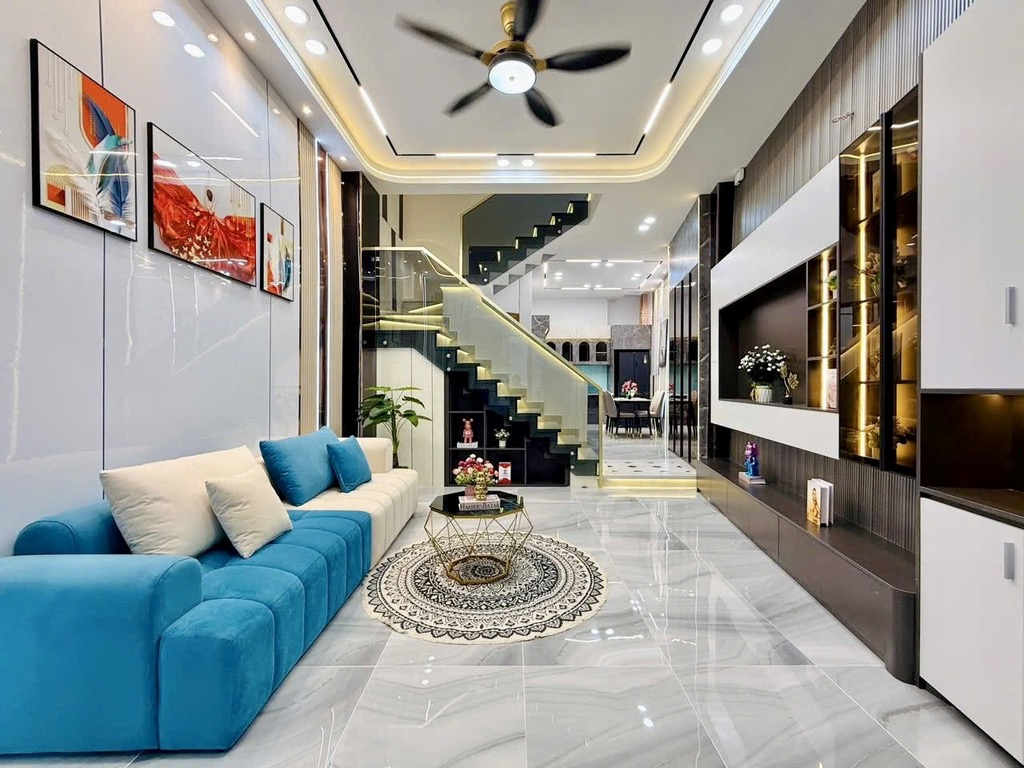 NHÀ ĐẸP - GIÁP LÊ VĂN THỌ & THỐNG NHẤT - SÁT MẶT TIỀN - 56M² - 2 TẦNG NHỈNH 5 TỶ - FULL NỘI THẤT - Ảnh 1
