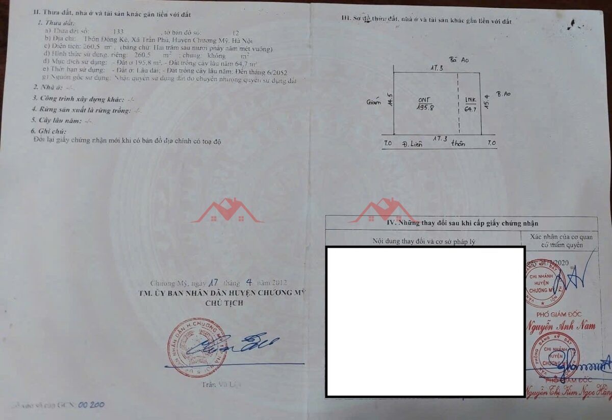 CHÍNH CHỦ BÁN 3 LÔ ĐẤT TẠI ĐỒNG KÉ-TRẦN PHÚ-CHƯƠNG MỸ-HÀ NỘI - Ảnh 1
