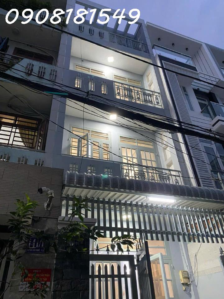 Chính chủ cho thuê nhà nguyên căn 4x15, 1 trệt- 3 lầu, Huỳnh Văn Nghệ - P. 12- Quận Gò Vấp - Ảnh 1