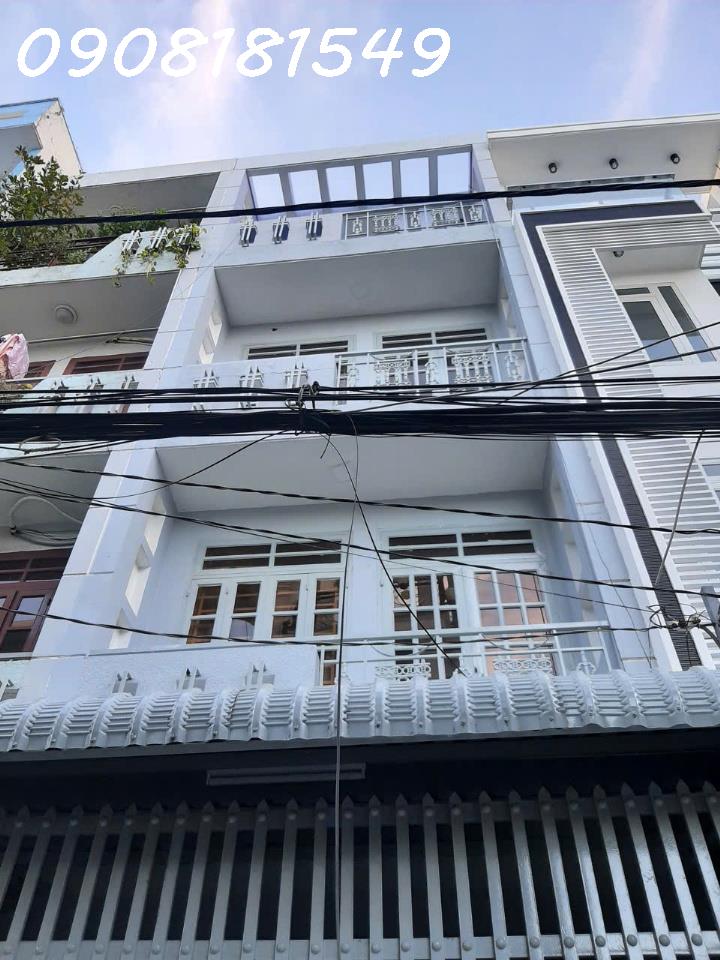 Chính chủ cho thuê nhà nguyên căn 4x15, 1 trệt- 3 lầu, Huỳnh Văn Nghệ - P. 12- Quận Gò Vấp - Ảnh chính
